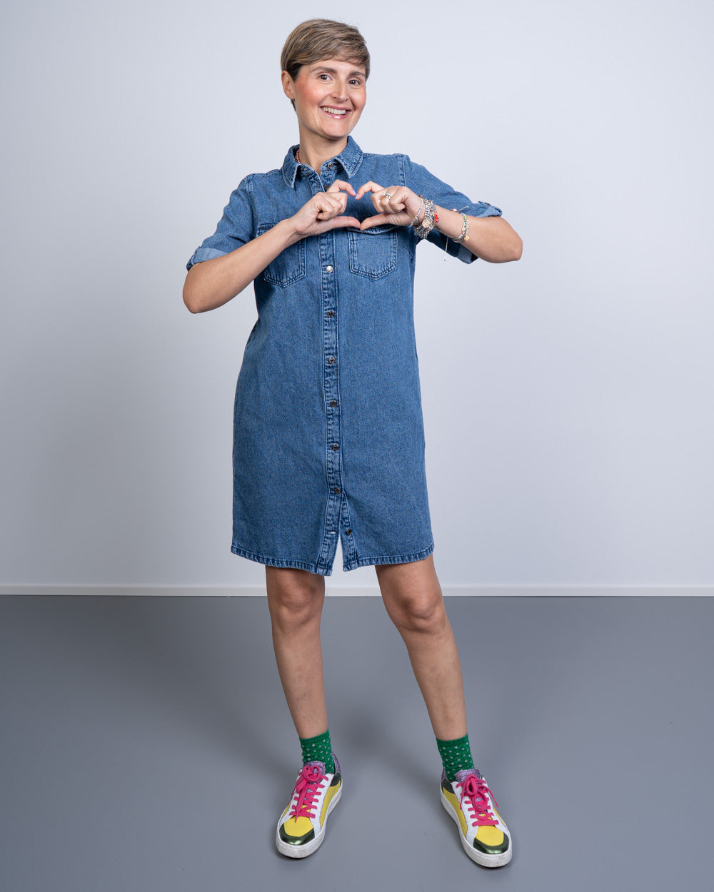 VESTITO JENNIE BLU MEDIO