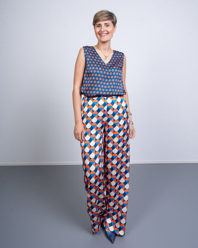 PANTALONE GIUSY ARCO CORALLO