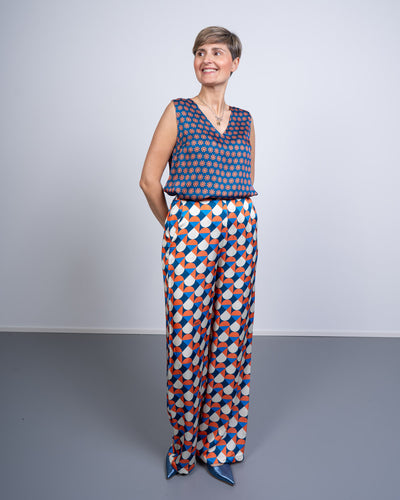 PANTALONE GIUSY ARCO CORALLO