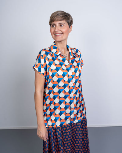 CAMICIA GLORIA ARCO CORALLO