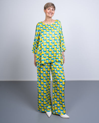 PANTALONE GIUSY ARCO LIME