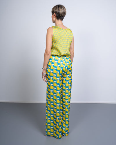 PANTALONE GIUSY ARCO LIME
