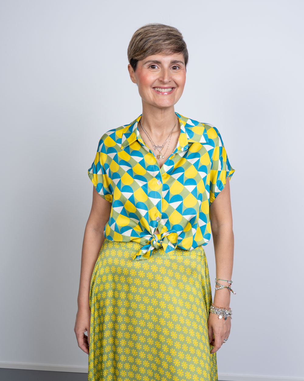 CAMICIA GLORIA ARCO LIME