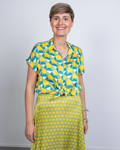 CAMICIA GLORIA ARCO LIME