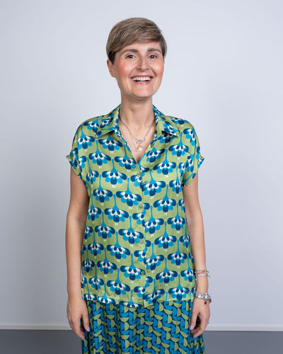 CAMICIA GLORIA AIRONE SALVIA