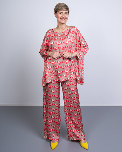 PANTALONE GIUSY AIRONE FRAGOLA