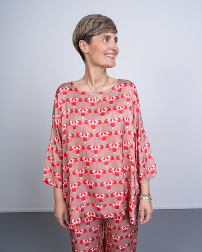 BLUSA GIOIA AIRONE FRAGOLA