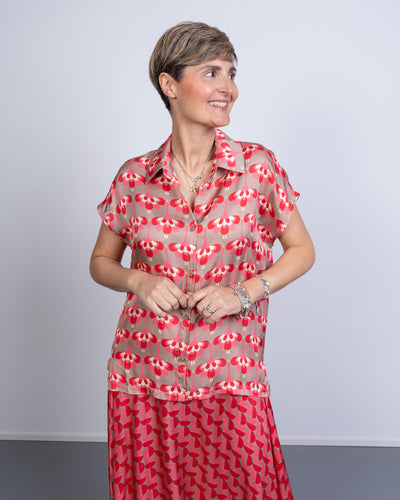 CAMICIA GLORIA AIRONE FRAGOLA