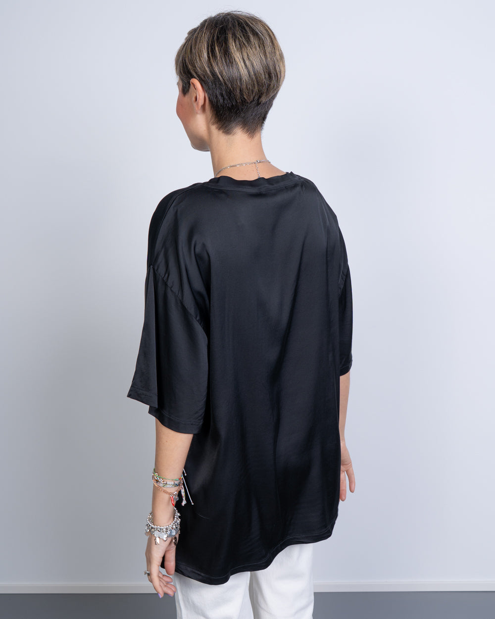 BLUSA PAOLA NERO