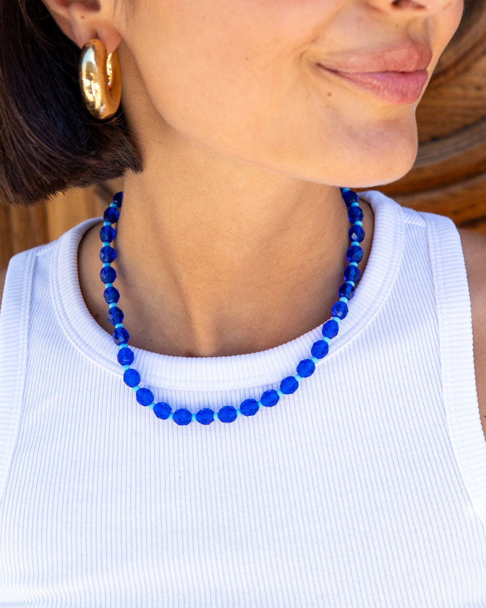 COLLANA CANDY CORTA ROYAL/CELESTE