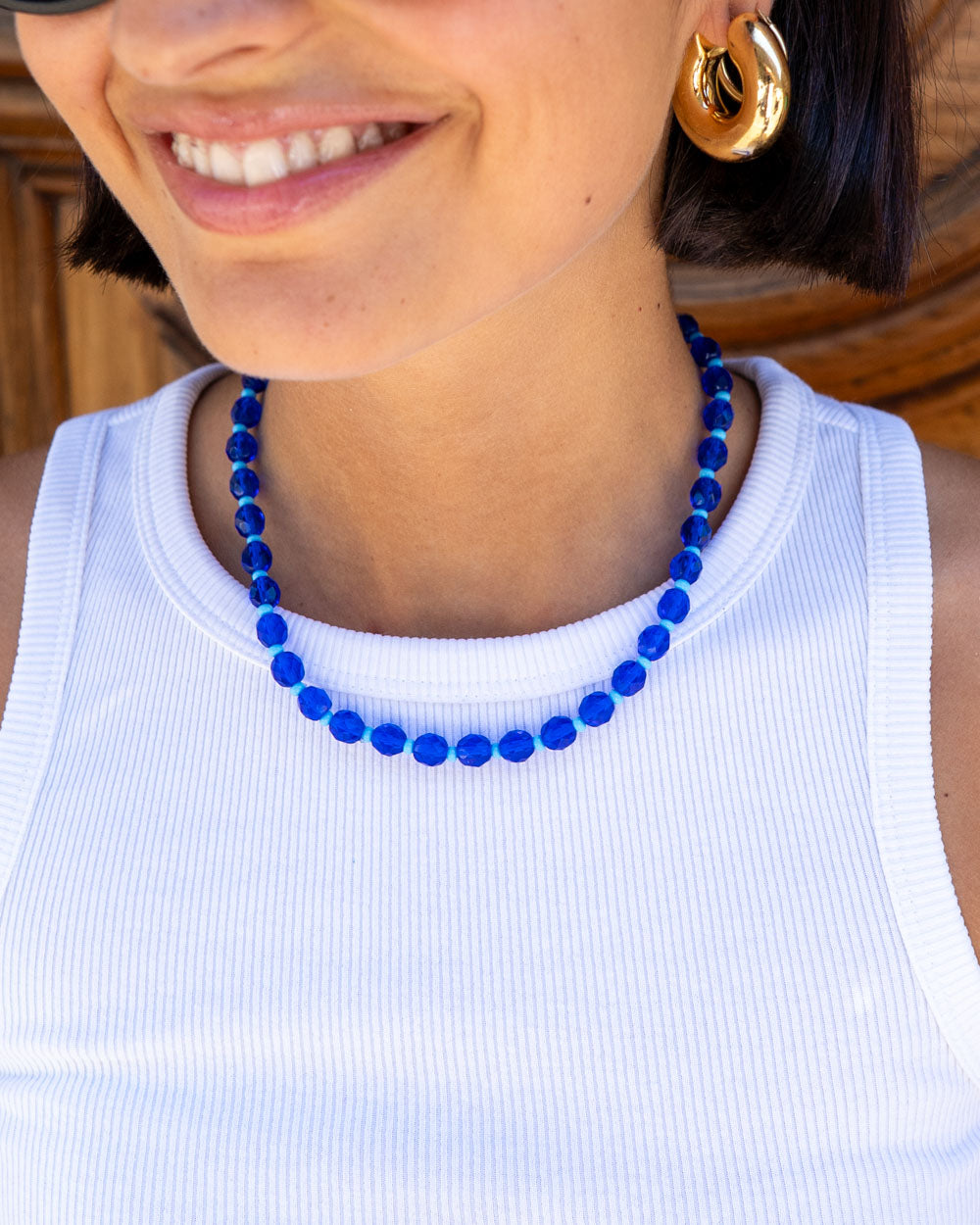 COLLANA CANDY CORTA ROYAL/CELESTE