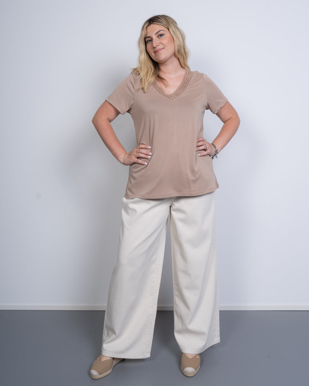 PANTALONE VALERIA ECRÙ