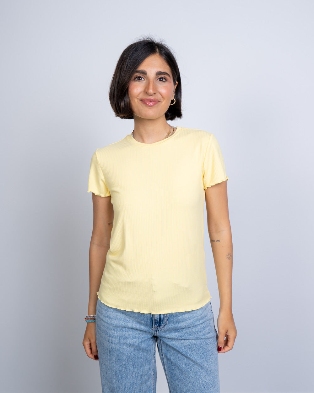 T-SHIRT NICCA GIALLO