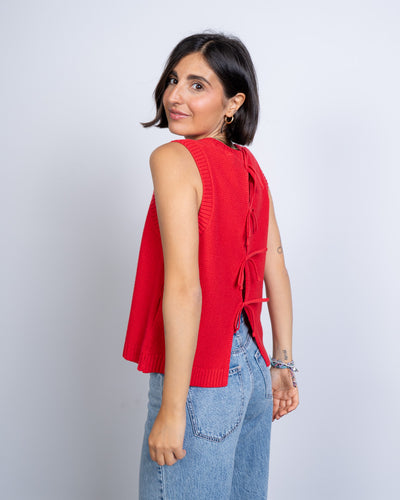 CANOTTA DOTTIES ROSSO