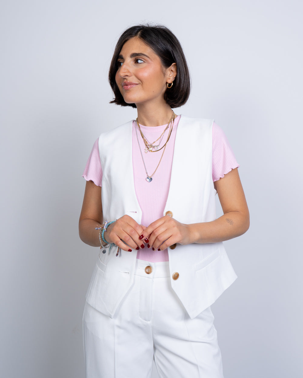 GILET DECERI BIANCO