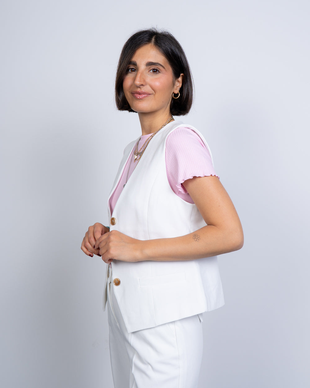 GILET DECERI BIANCO