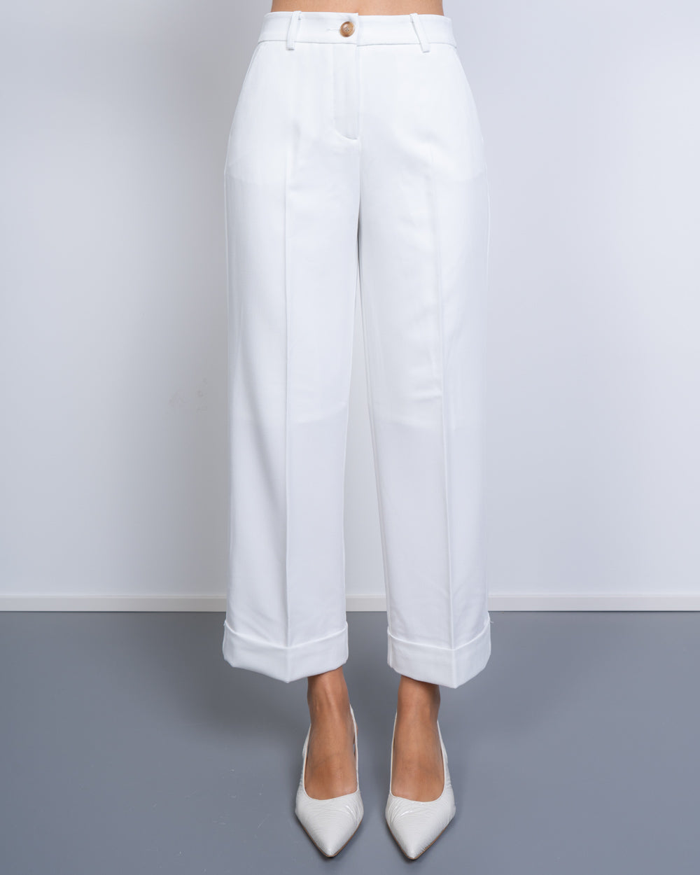 PANTALONE DECERI BIANCO