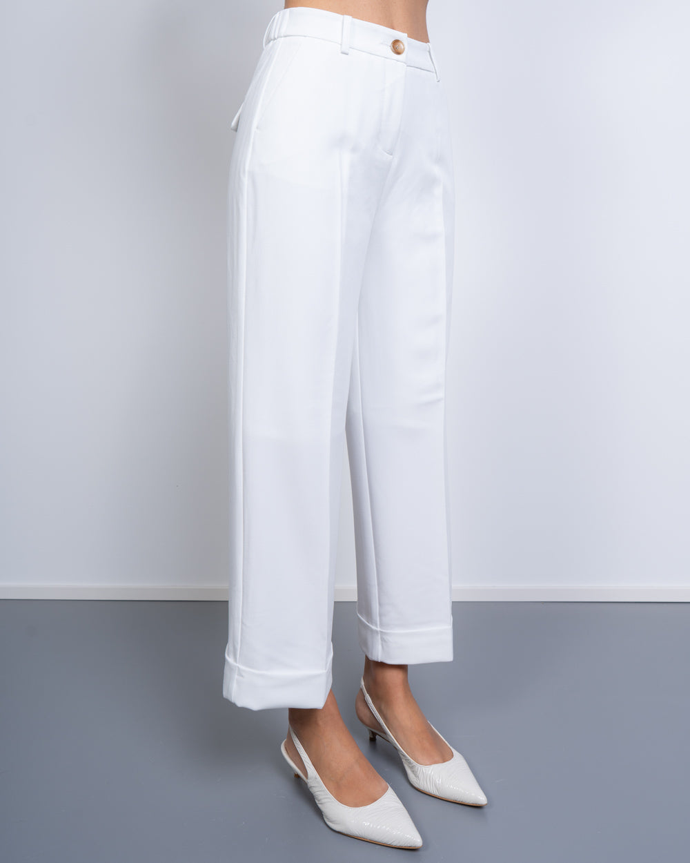 PANTALONE DECERI BIANCO