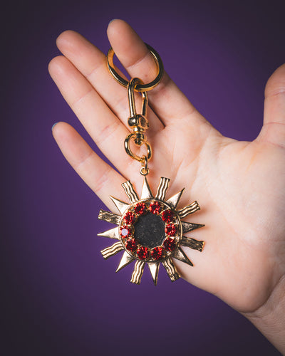 PORTA CHIAVI SOLE ROSSO