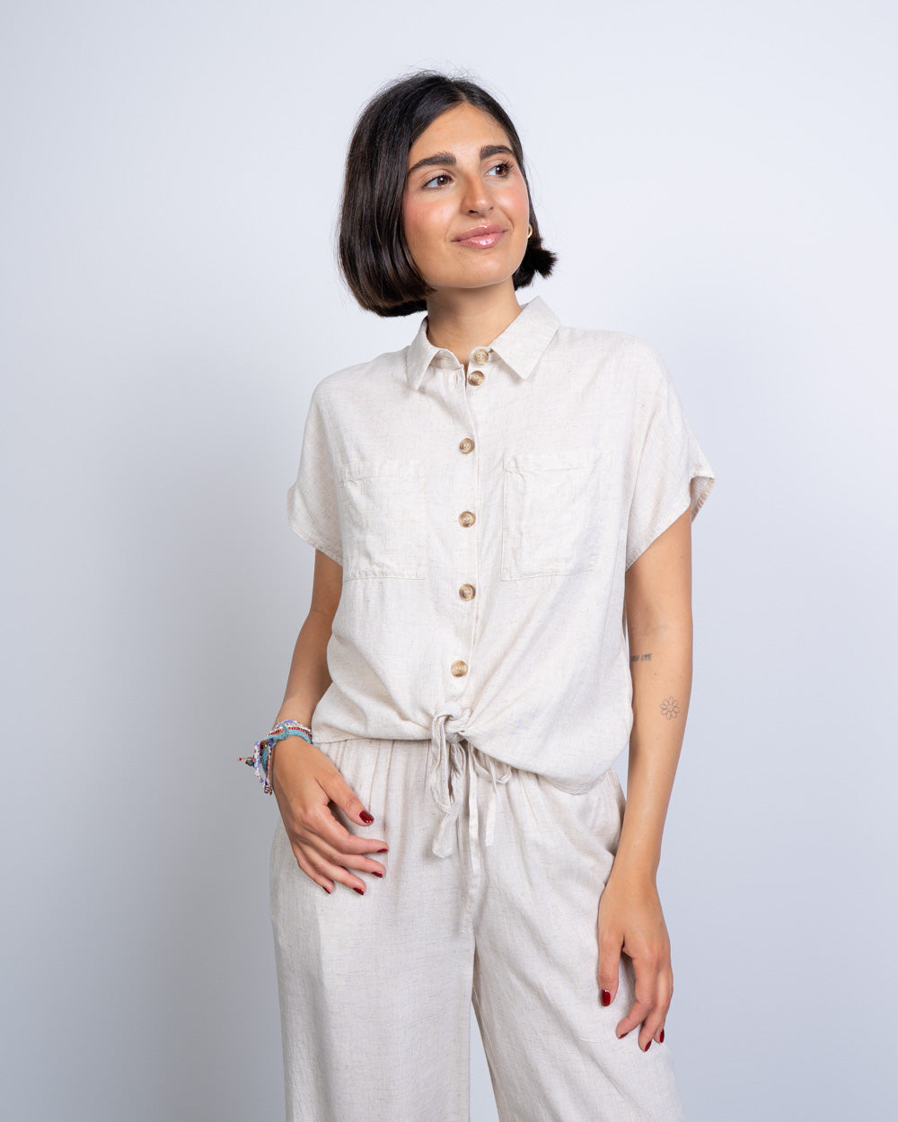 CAMICIA PIA BEIGE