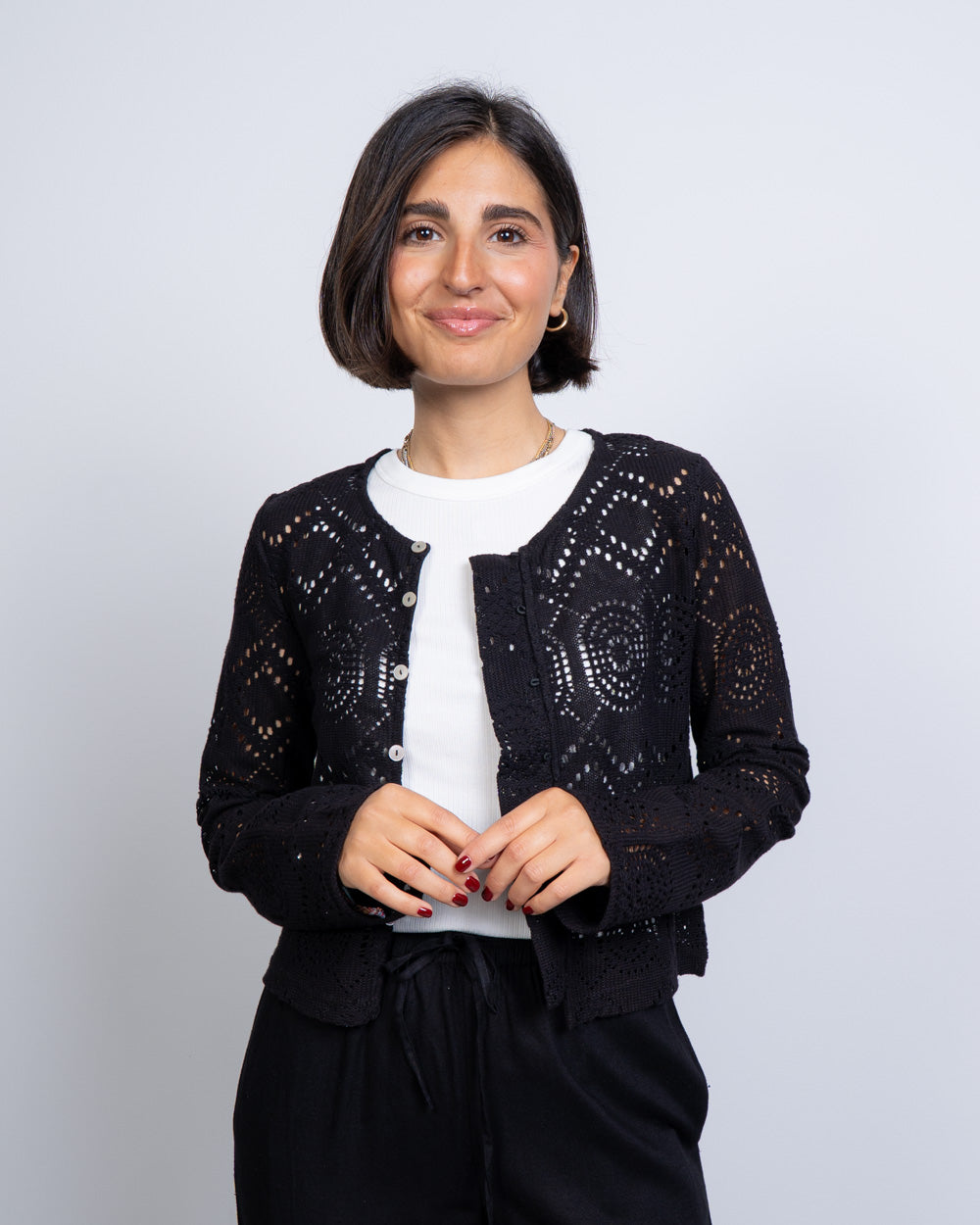 CARDIGAN SONNIE NERO