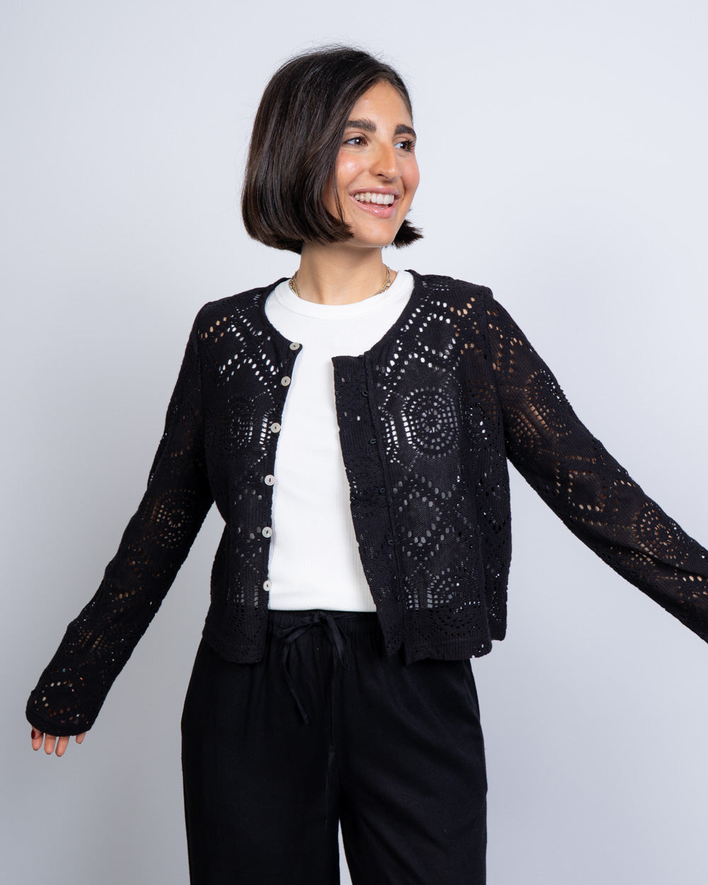 CARDIGAN SONNIE NERO