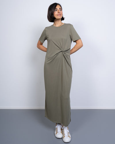 VESTITO ANORA VERDE MILITARE