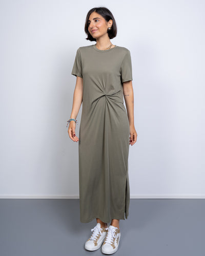 VESTITO ANORA VERDE MILITARE