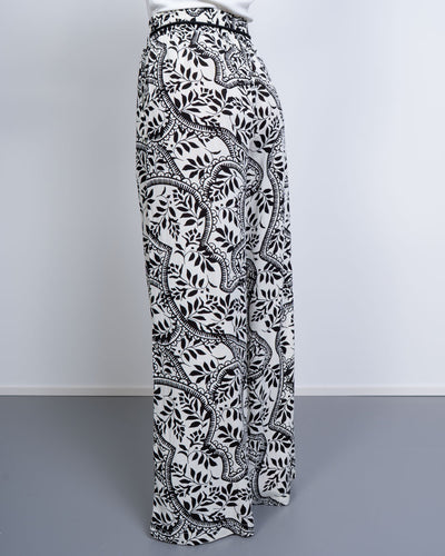 PANTALONE BALI PANNA/NERO