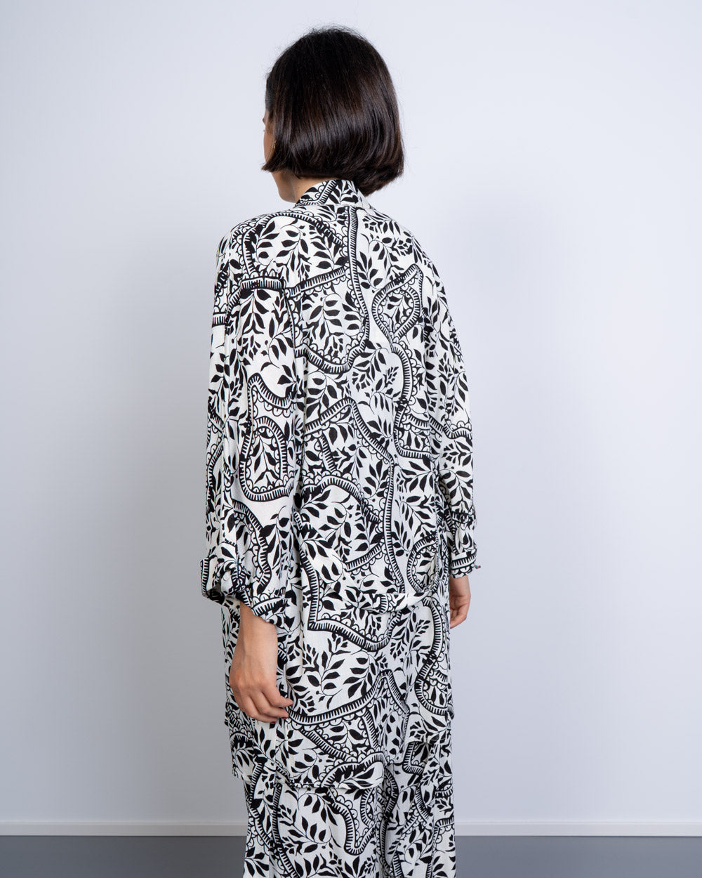 KIMONO BALI PANNA/NERO