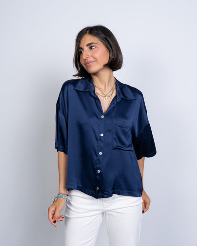 CAMICIA ANITA AZZURRO