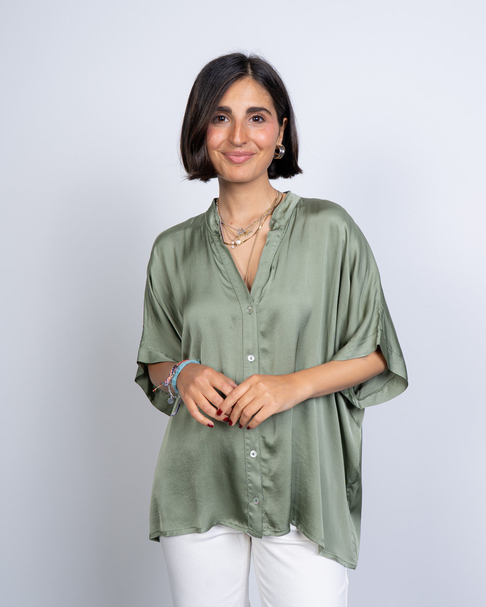 CAMICIA ANASTASIA SALVIA