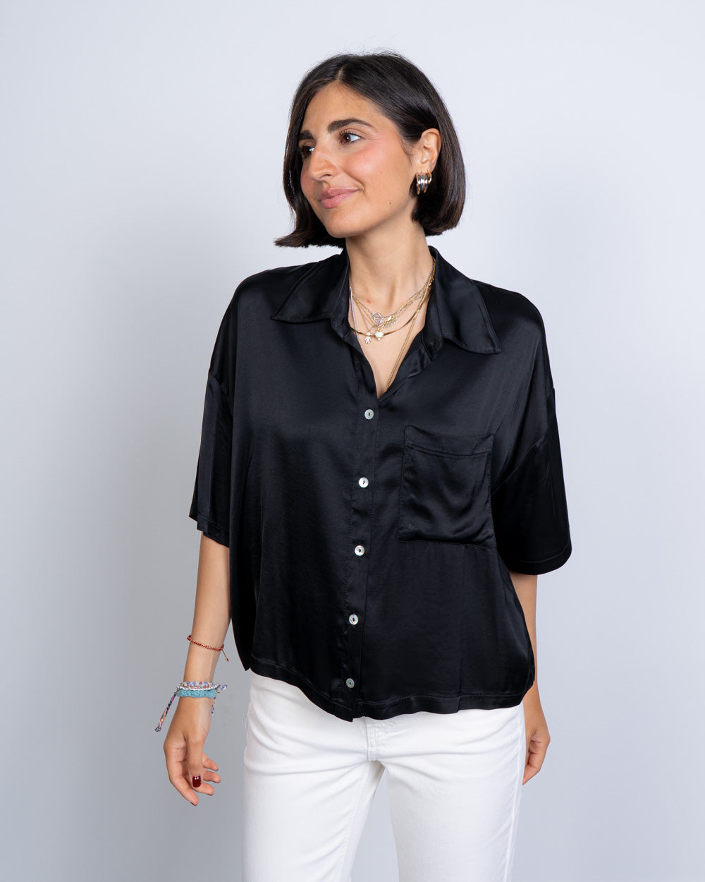 CAMICIA ANITA NERO