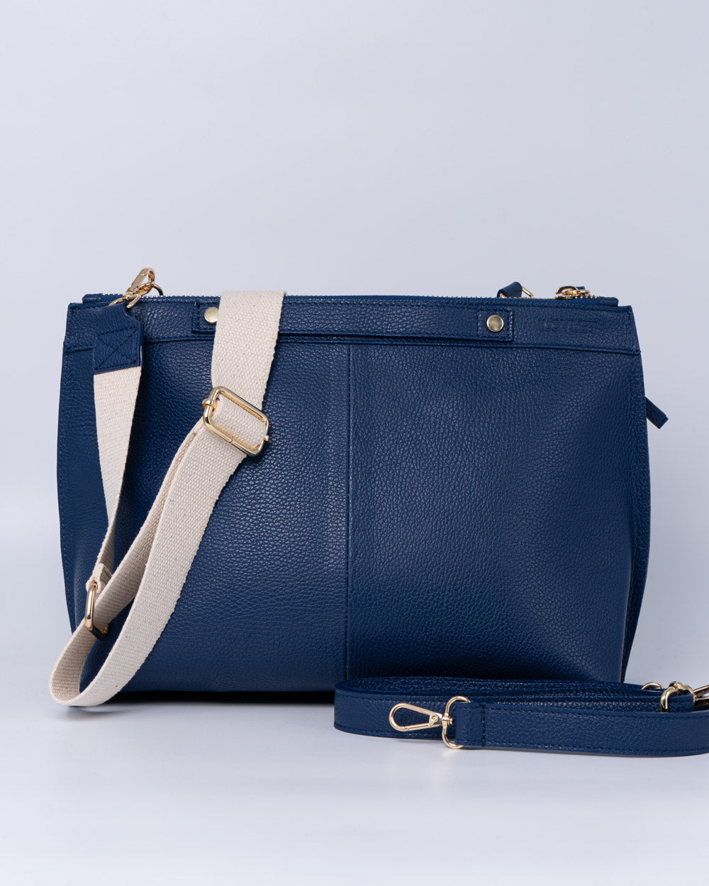 BORSA SOFY PELLE BLU JEANS