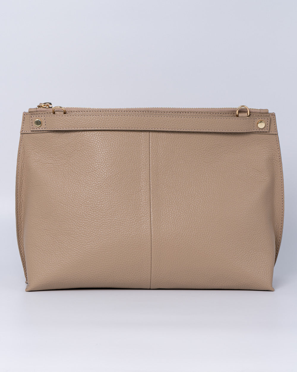 BORSA SOFY PELLE SABBIA