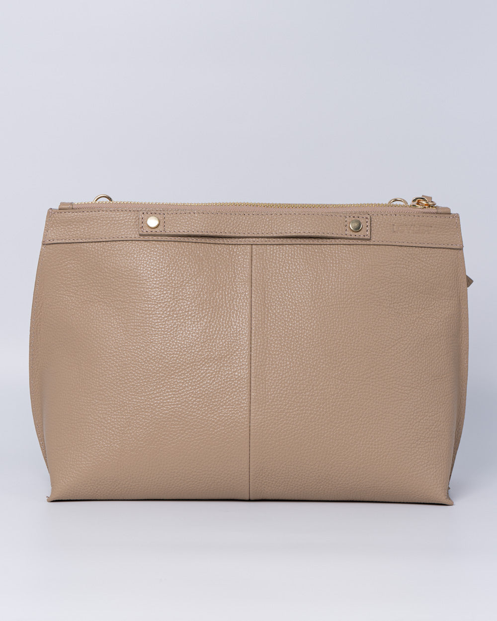 BORSA SOFY PELLE SABBIA