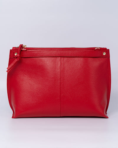 BORSA SOFY PELLE ROSSO