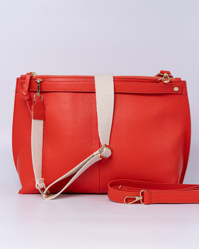 BORSA SOFY PELLE CORALLO