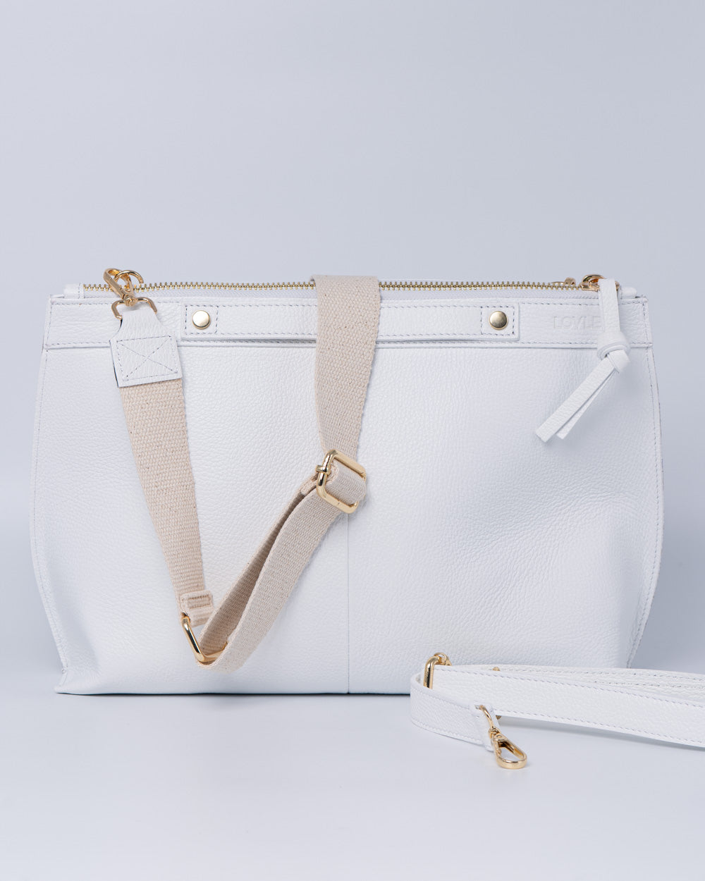 BORSA SOFY PELLE BIANCO