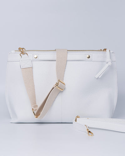 BORSA SOFY PELLE BIANCO