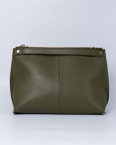BORSA SOFY PELLE VERDE