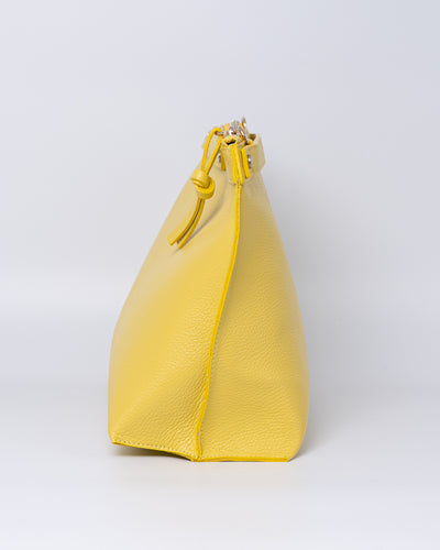 BORSA SOFY PELLE GIALLO