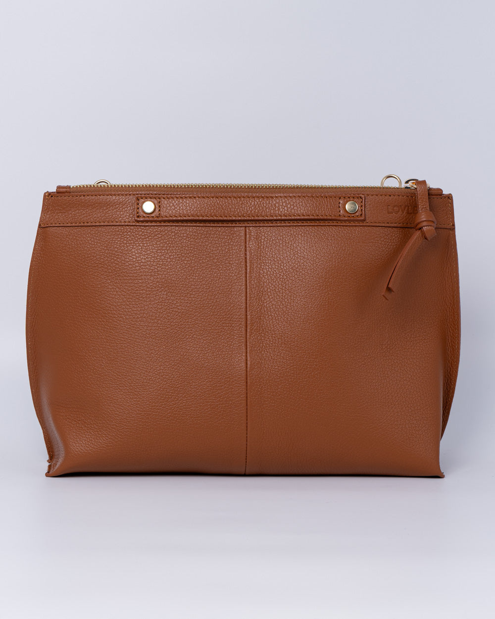 BORSA SOFY PELLE CUOIO SCURO