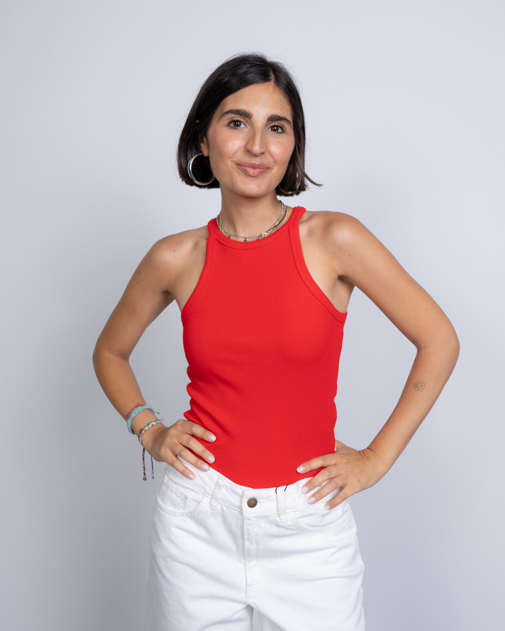 CANOTTA CHLOE ROSSO