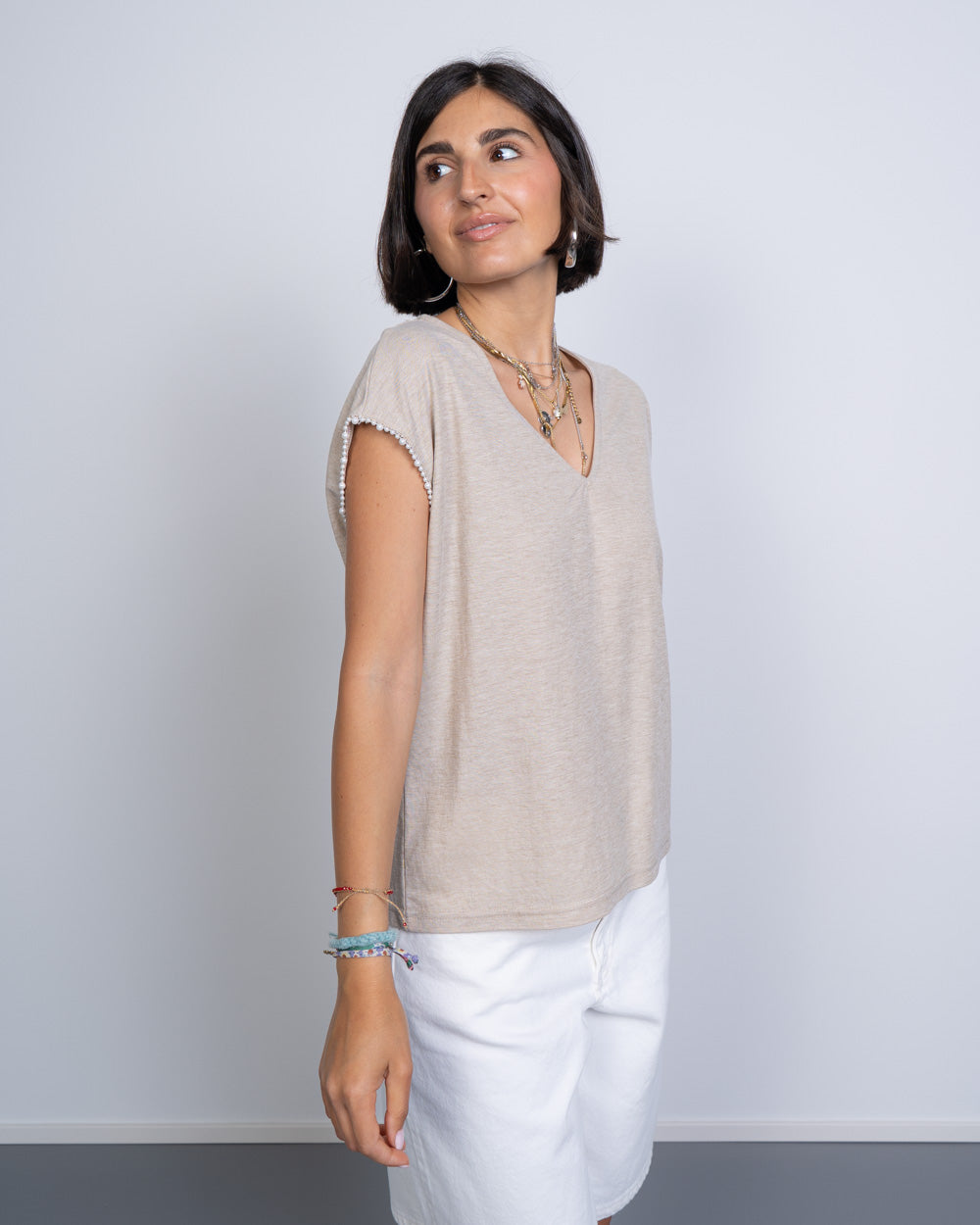 T-SHIRT VIPS PANNA