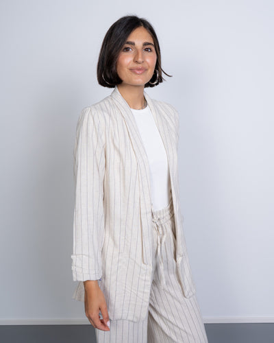 GIACCA PIA NERO BEIGE