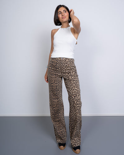 PANTALONE TESSA LEOPARDATO
