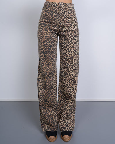 PANTALONE TESSA LEOPARDATO