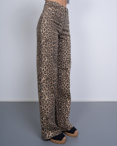 PANTALONE TESSA LEOPARDATO