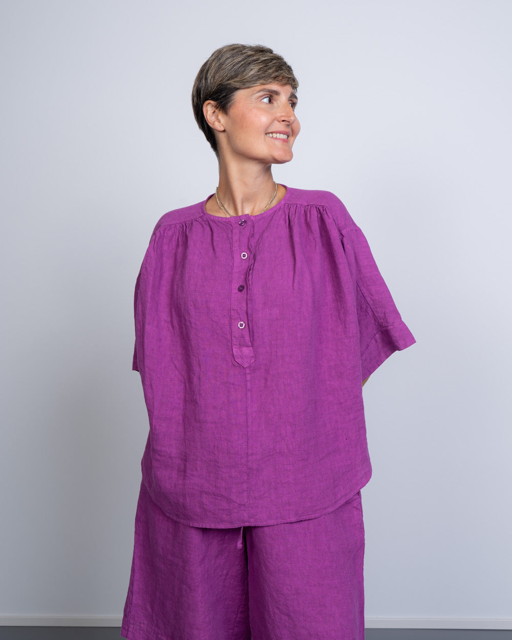 CAMICIA KATIUSCIA MAGENTA